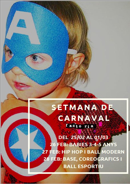 Del 25 de Febrer a l’1 de Març. Setmana infantil carnaval! Els nostres peque alumnes plenen de colo…
